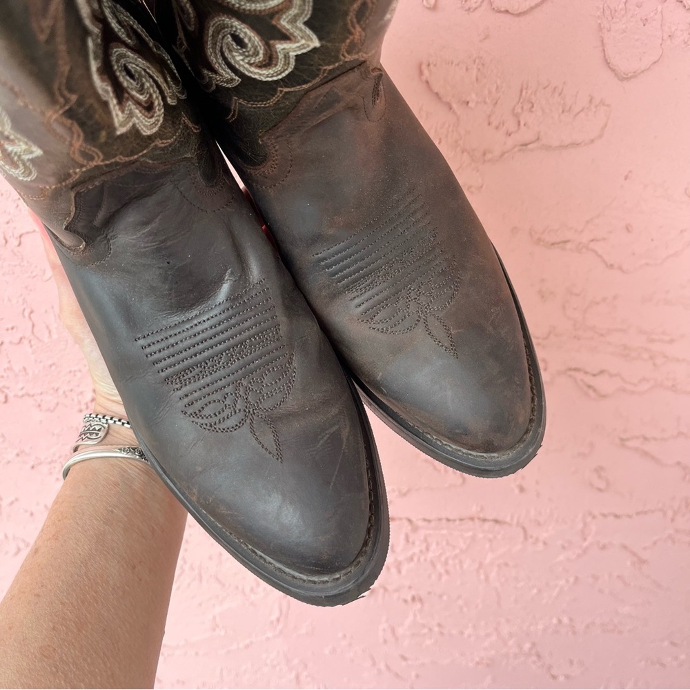 Double H Boots Western Cowboy Boots Rodeo Ranch Farm Women’s Size 9